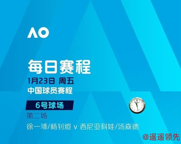 澳网第6比赛日赛程：中国组合挑战女双头号种子 萨巴伦卡等亮相